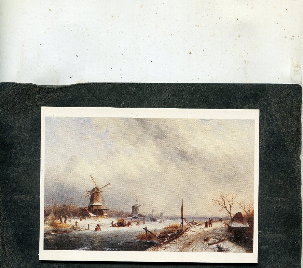 Ansicht C. Leickert - Winterlandschap met drie molens, Verzenden, 1980 tot heden, Ongelopen