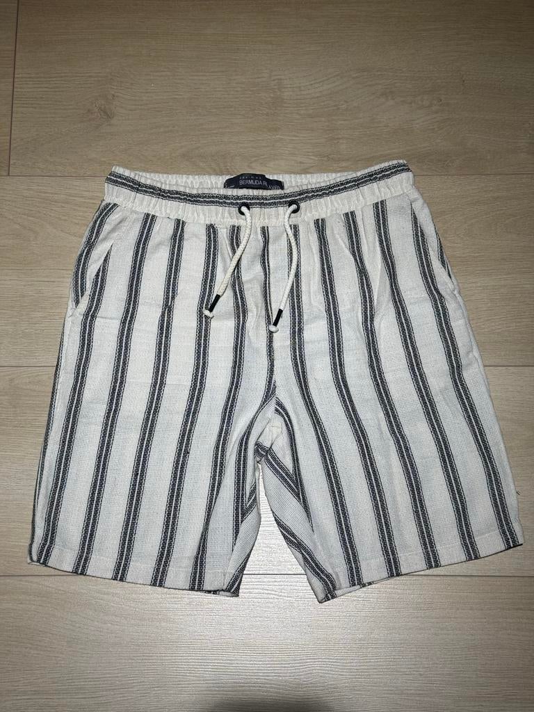 Nieuwe linnen heren zomerbroek - Maat S, Ophalen of Verzenden, Nieuw, Maat 46 (S) of kleiner, Wit