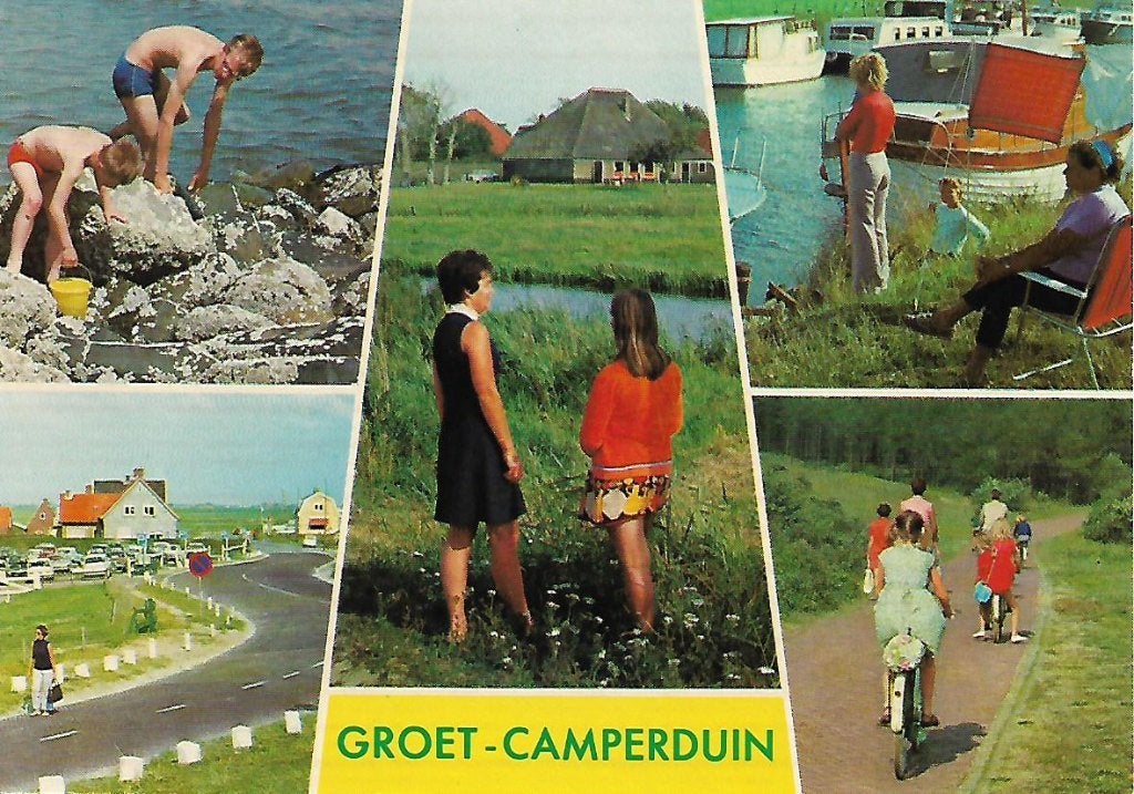 Groet-Camperduin- -5-luik., Verzenden, 1960 tot 1980, Ongelopen, Noord-Holland