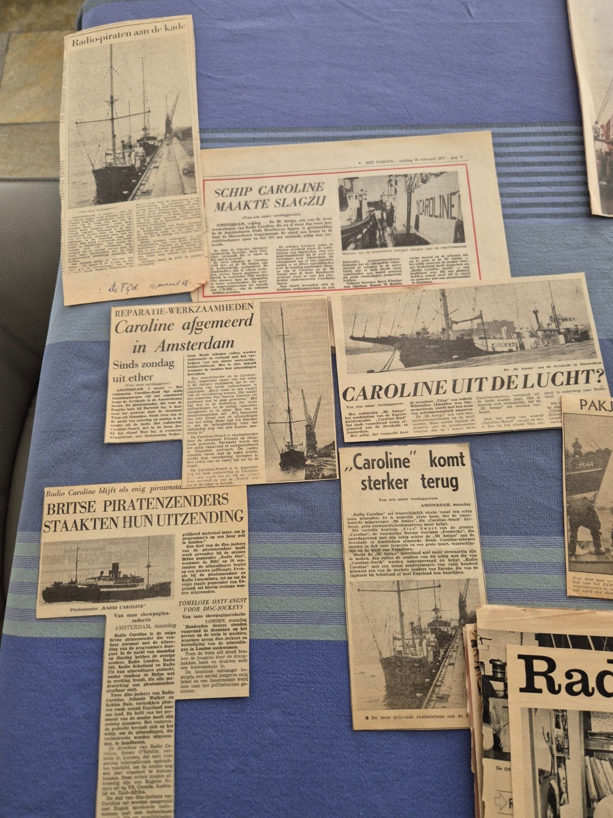 Krantenknipsels Piratenzenders, Verzamelen, Ophalen of Verzenden, 1980 tot heden, Tijdschrift