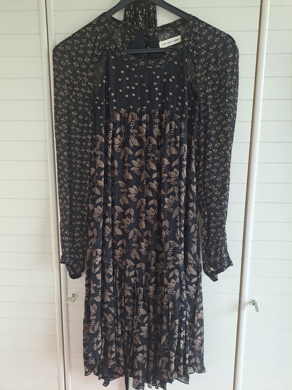 Isabel Marant Étoile jurk, 100% viscose, Maat 38/40 (M), Isabel Marant Étoile, Zwart, Ophalen of Verzenden