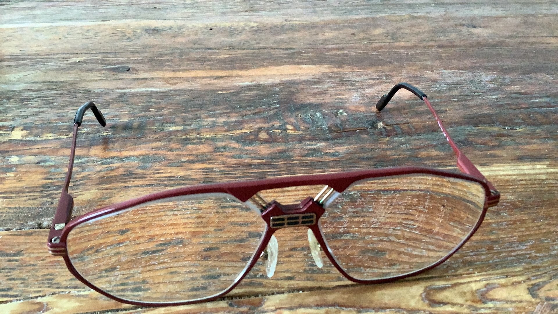 Bril: Vintage Ferrari F-22 (colour 580 - dark red), Overige merken, Gebruikt, Ophalen of Verzenden, Rood