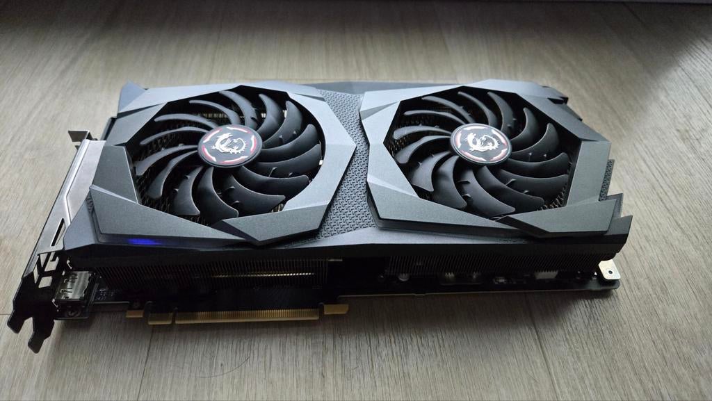 MSI GeForce RTX 2070 SUPER GAMING X, Computers en Software, Videokaarten, Ophalen, PCI-Express 3, GDDR6, Zo goed als nieuw