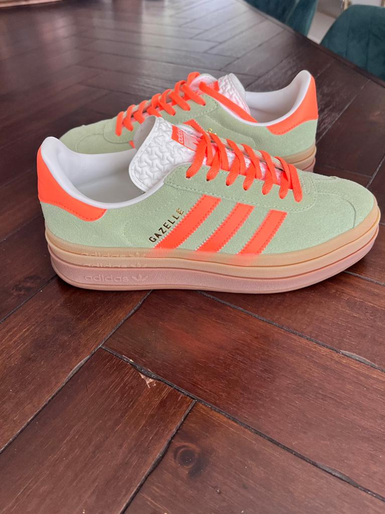 Adidas Originals Gazelle Bold sneakers, Ophalen of Verzenden, Groen, Sneakers of Gympen, Zo goed als nieuw