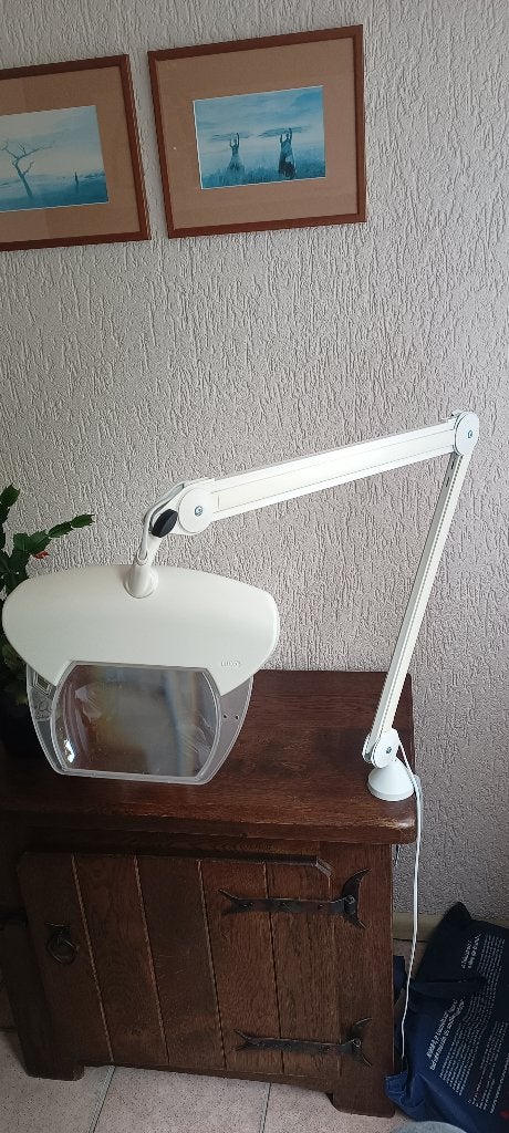 Luxo magnifique loeplamp, Ophalen, Zo goed als nieuw, Vergrootglas of Loep