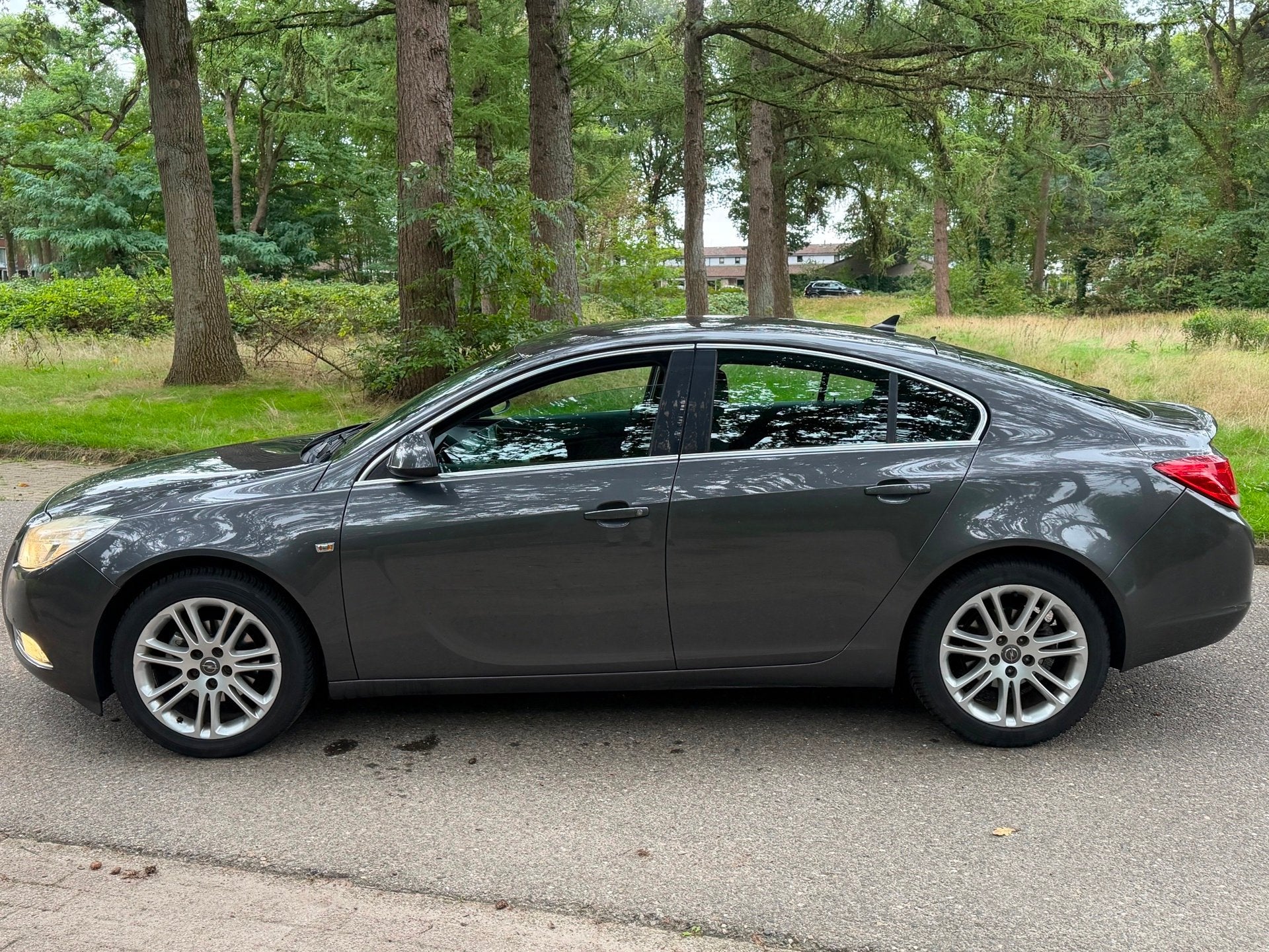 Opel Insignia 1.8 Edition Hatchback 2009 Navi 18 inch, Stof, Gebruikt, Zwart, 4 cilinders