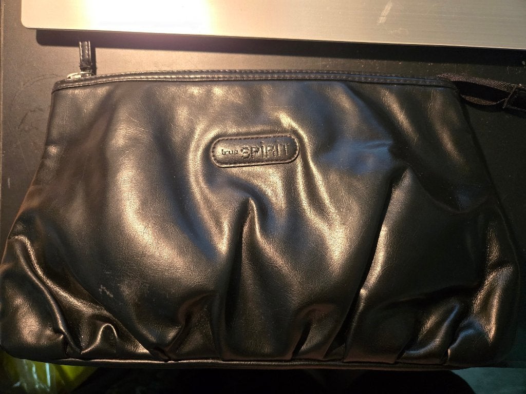 Make-up / toilettas true spirit. 32x20x7 cm, Ophalen, Zo goed als nieuw, Zwart, Dame