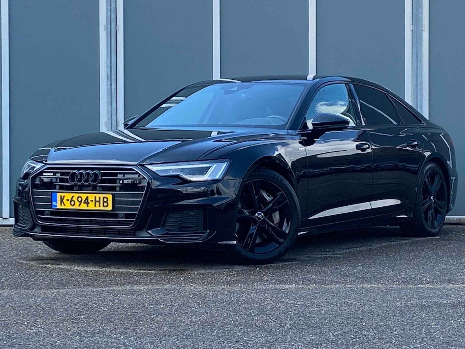 Audi A6 50 Tfsi e Quattro 299pk S Tronic 2021 Black Edition, Auto's, Zwart, Vierwielaandrijving, 129 €/maand, 1985 kg