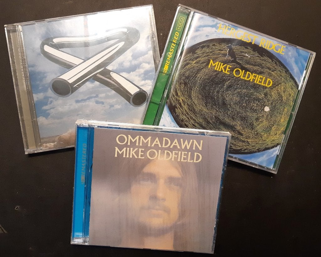 MIKE OLDFIELD - Tubular bells, Hergest R & Ommadawn(3x HDCD), Ophalen of Verzenden, Zo goed als nieuw, Progressive Rock, Speciale editie