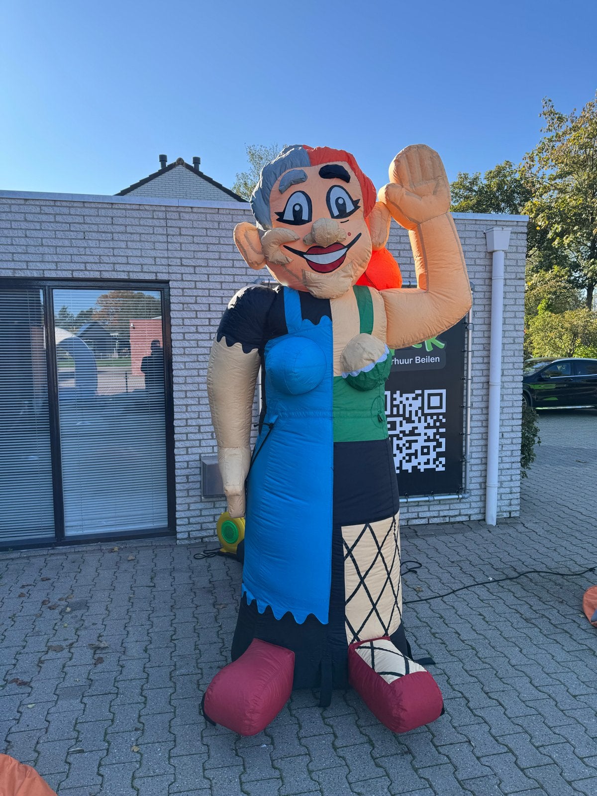 Opblaasbare halve Sarah pop - te koop, Ophalen of Verzenden, Zo goed als nieuw