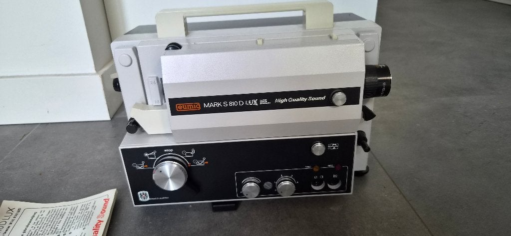 Prachtig Eumig Mark S810D Lux Filmprojecter, Ophalen, 1960 tot 1980, Projector