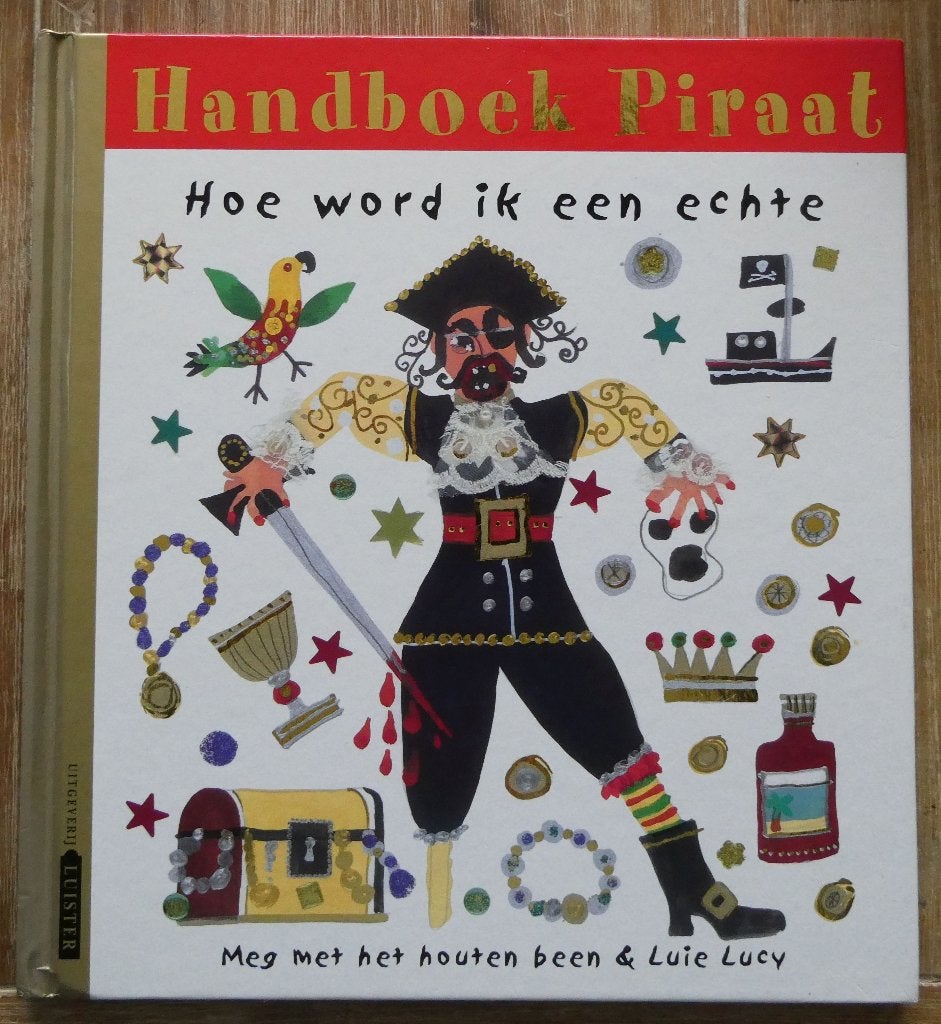 Handboek Piraat - Hoe word ik een echte piraat, Fictie algemeen, Jongen of Meisje, Ophalen of Verzenden, Zo goed als nieuw