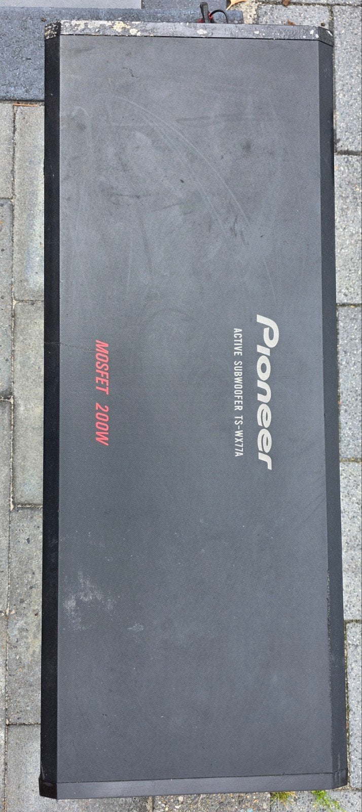 Pioneer TS-WX77A Actieve Subwoofer - MOSFET 200W, Ophalen of Verzenden, Gebruikt