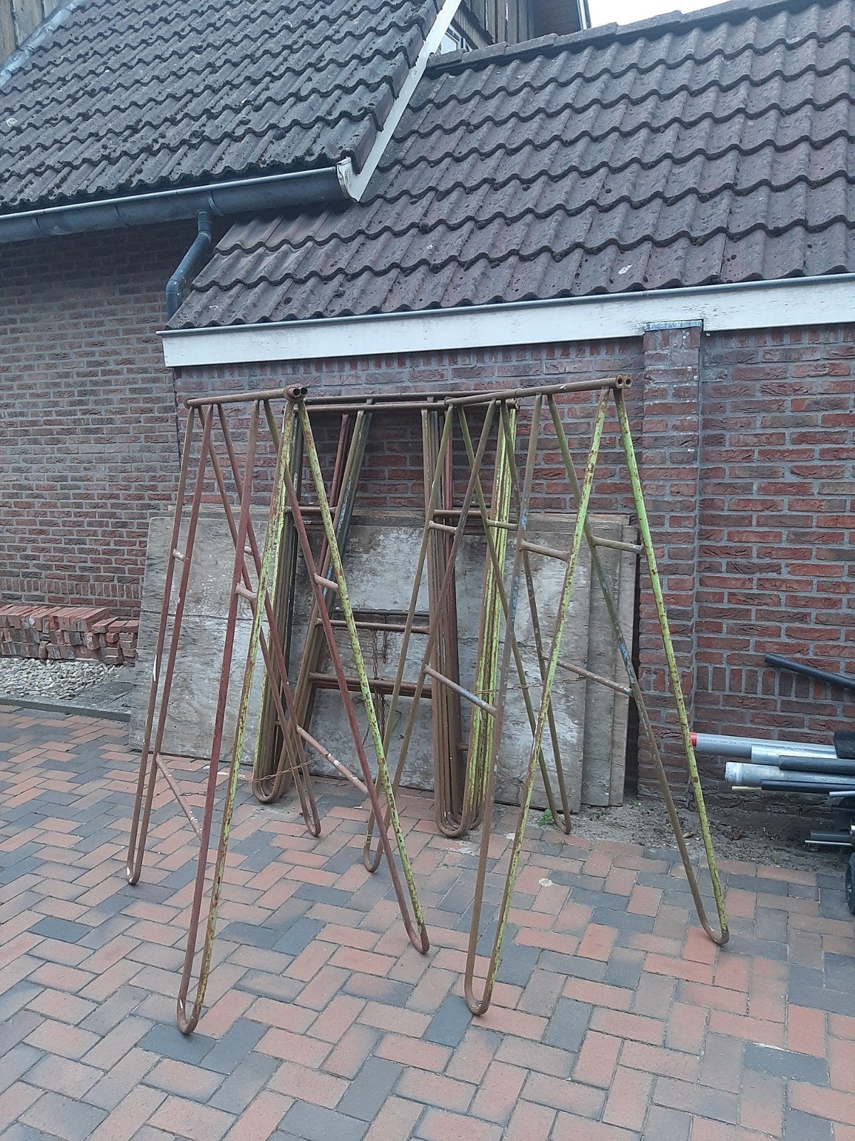 Metsel schragen klap schragen H170 B110, Ophalen, Gebruikt, Overige typen, Minder dan 2 meter