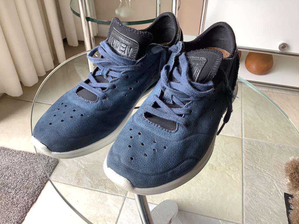 Woden maat 38, Kleding | Dames, Schoenen, Ophalen, Zo goed als nieuw, Blauw, Sneakers of Gympen