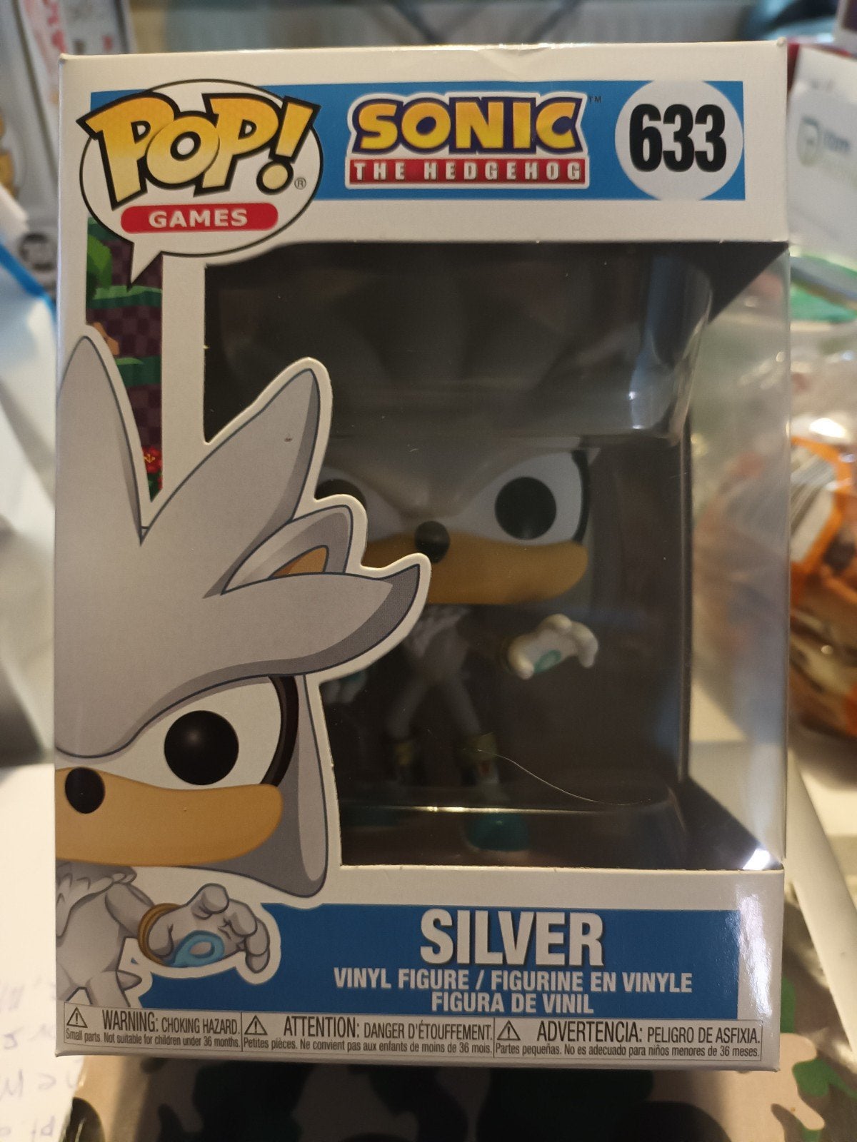Funko Pop! Sonic The Hedgehog Silver #633, Ophalen of Verzenden, Nieuw