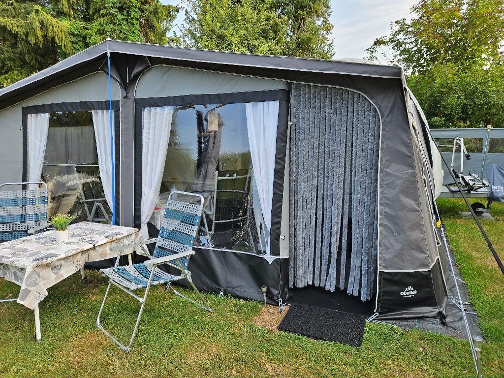 Zo goed als nieuwe voortent (Maat 13 - Diepte 270 cm), Caravans en Kamperen, Voortenten en Luifels, Ophalen of Verzenden, Zo goed als nieuw