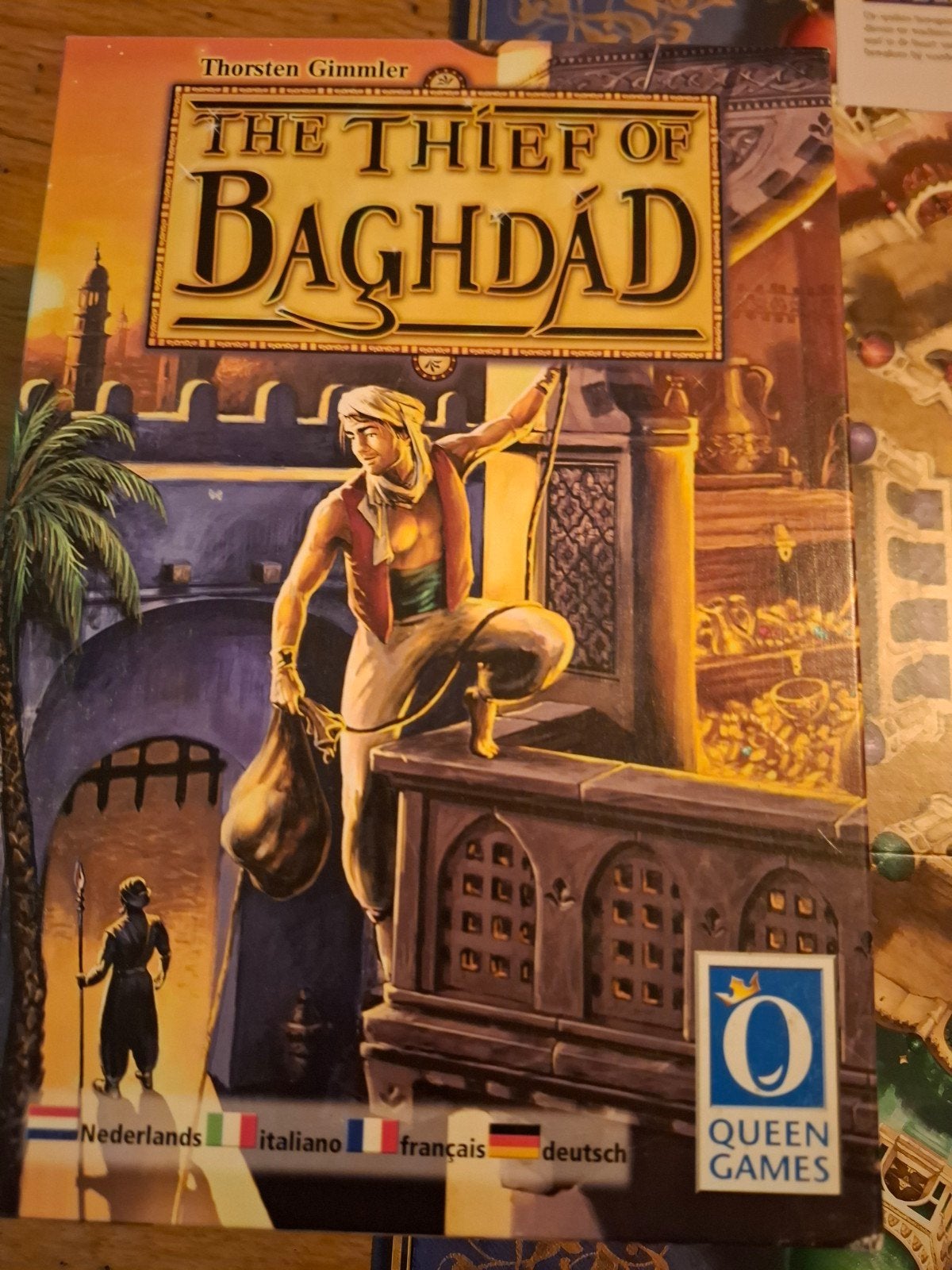 de dief van Baghdad, Hobby en Vrije tijd, Gezelschapsspellen | Bordspellen, Drie of vier spelers, Ophalen, Zo goed als nieuw, Queen Games
