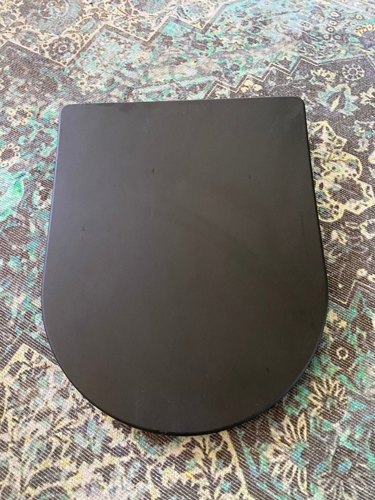 Wiesbaden shade slim toiletzitting mat-zwart, Ophalen of Verzenden, Zo goed als nieuw, Zwart