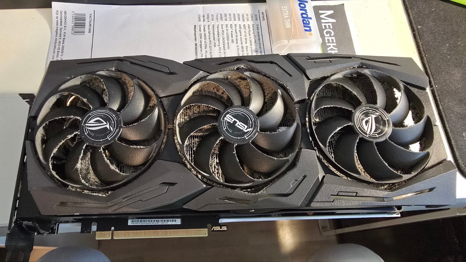 ASUS ROG Strix GeForce RTX 2070 Super 8GB Gaming Advanced, Computers en Software, Videokaarten, Zo goed als nieuw, Nvidia, PCI-Express 3.0