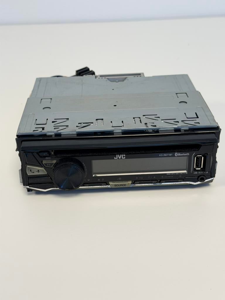JVC KD-R871BT Bluetooth Autoradio USB AUX CD Speler plugplay, Ophalen of Verzenden, Zo goed als nieuw, H, H