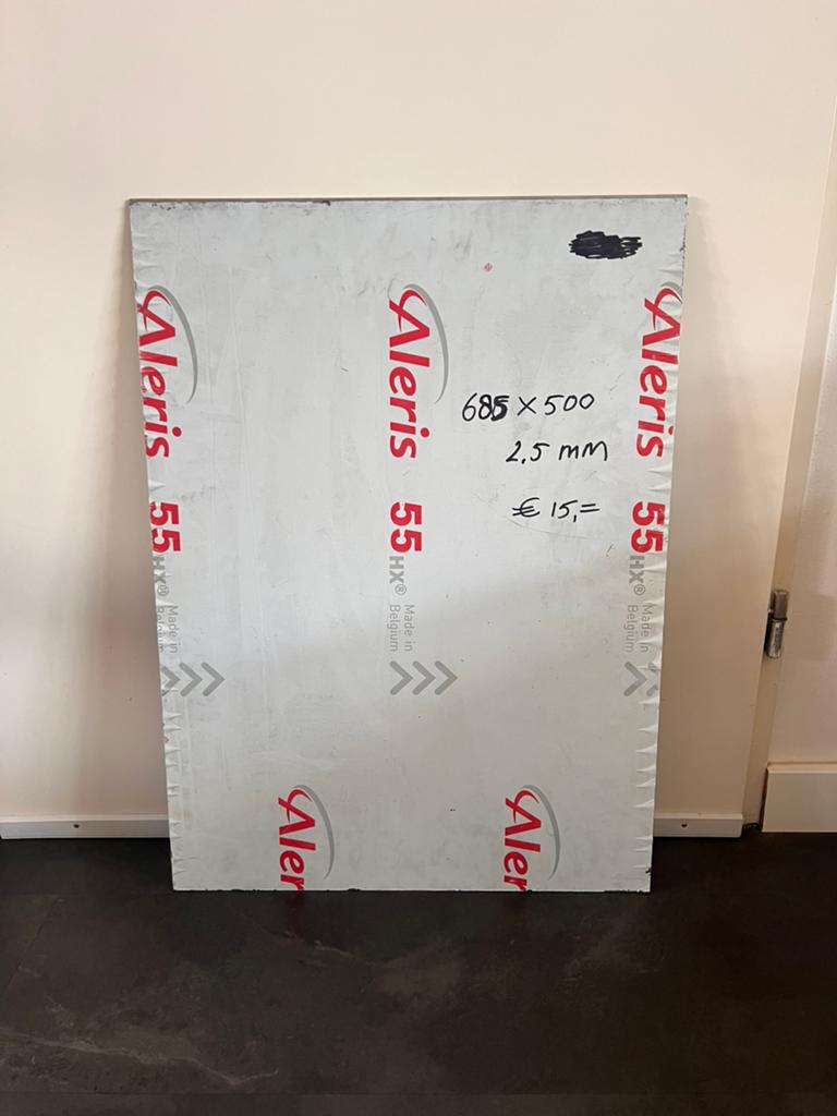 Aluminium plaat, Ophalen of Verzenden, Nieuw