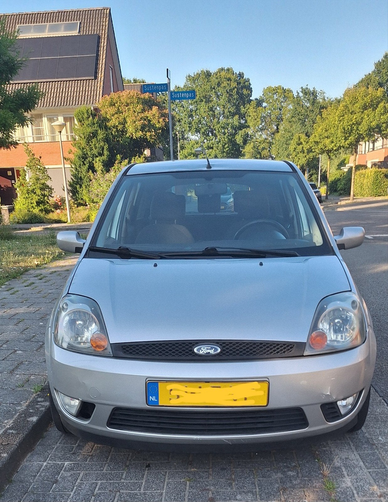 Ford Fiësta 1.4 16V 5DR 2003 Grijs APK JULI 2027, Voorwielaandrijving, 40 €/maand, 4 cilinders, Origineel Nederlands