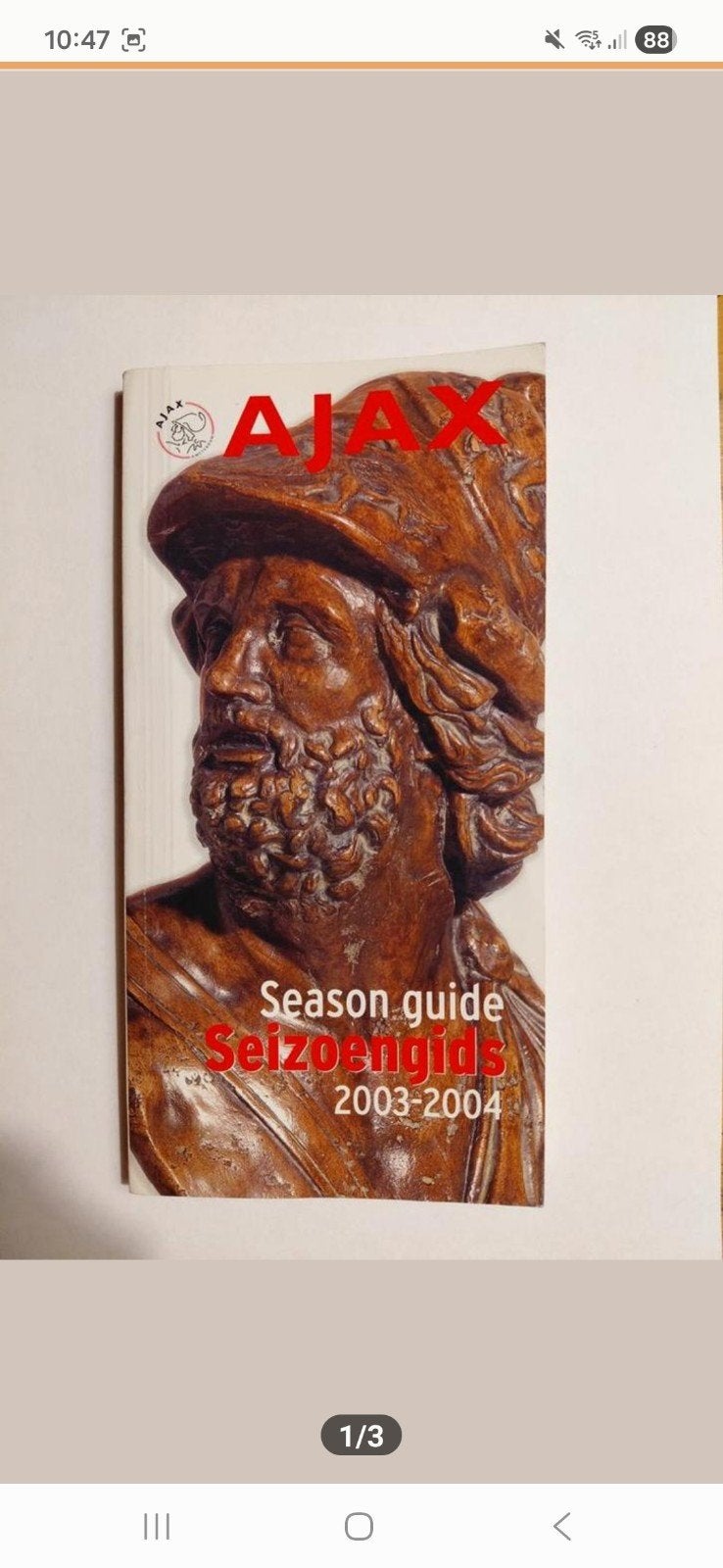 Ajax Seizoengids 2003-2004, Ophalen of Verzenden, Gelezen, Overige sporten