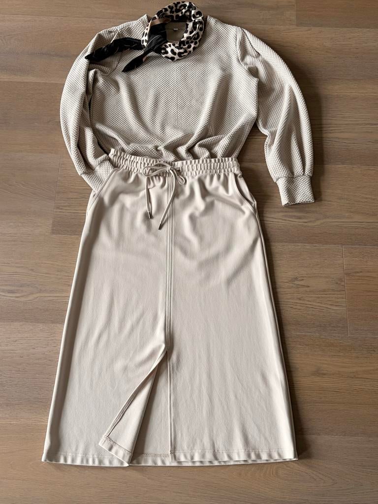 Hema Rok Kit Kleur Nieuwstaat Maat M, Kleding | Dames, Rokken, Maat 38/40 (M), Beige, Nieuw, Ophalen of Verzenden