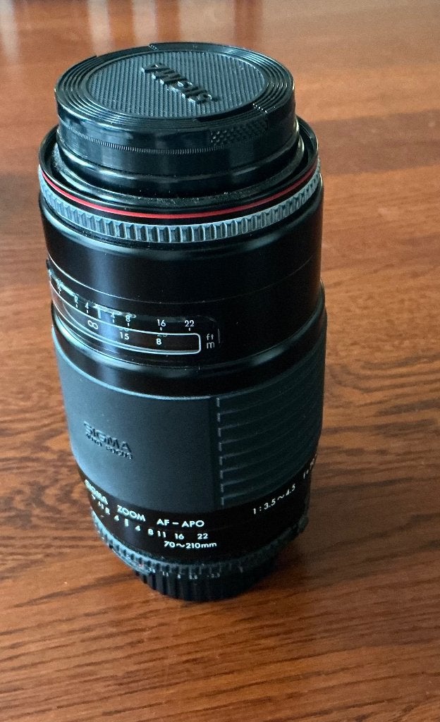 Sigma Zoom AF-APO 70-210mm f/3.5-4.5 lens, Audio, Tv en Foto, Fotografie | Lenzen en Objectieven, Gebruikt, Sigma, Overige vattingen
