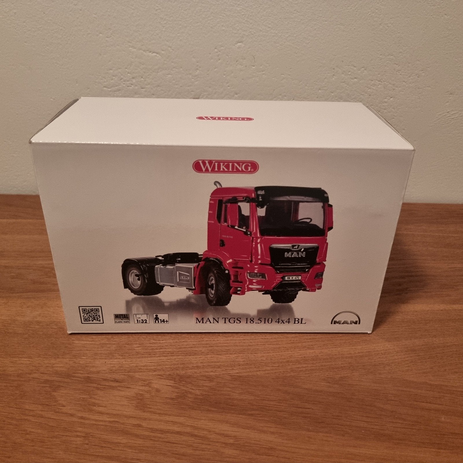 MAN TGS 4x4 Rood Wiking, Ophalen of Verzenden, Nieuw, Tractor of Landbouw, Overige merken