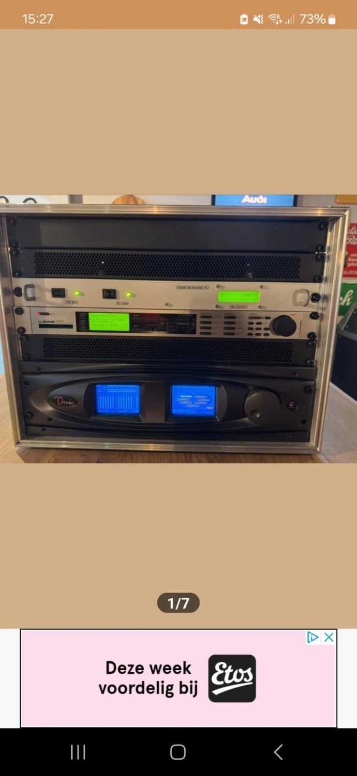 Omnia fm 6 HD, Ophalen, Zo goed als nieuw, Audio