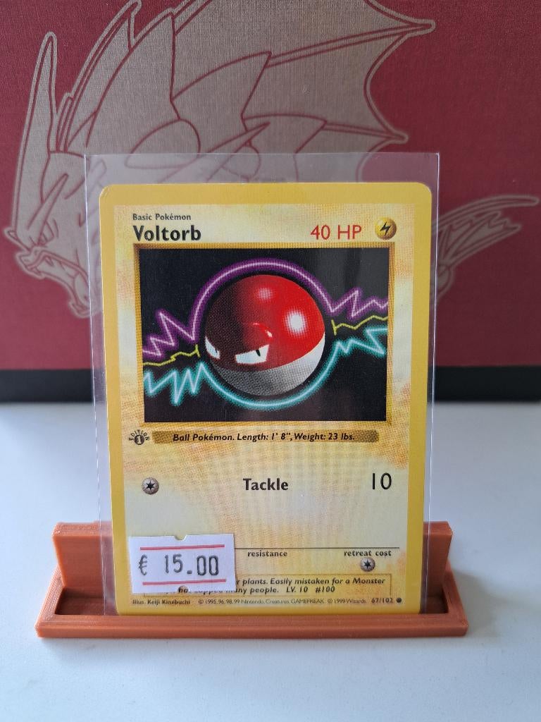 Voltorb 1st edition shadowless 67/102	 € 15,00, Ophalen of Verzenden, Zo goed als nieuw, Losse kaart