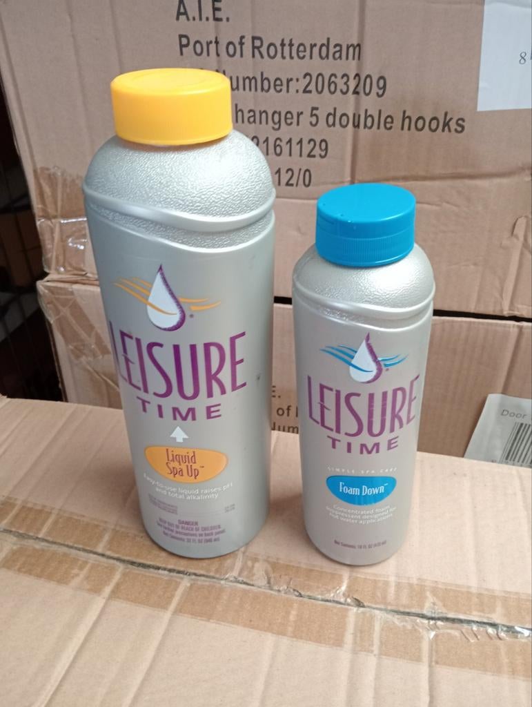 Leisure Time Spa Chemicaliën: Spa Up & Foam Down, Ophalen of Verzenden, Nieuw