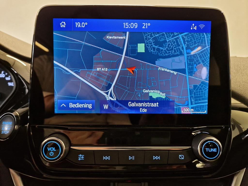 Ford Fiesta 1.0 EcoBoost Hybrid Titanium X | Navigatie | Cam, Zwart, Bedrijf, Geïmporteerd, 1179 kg
