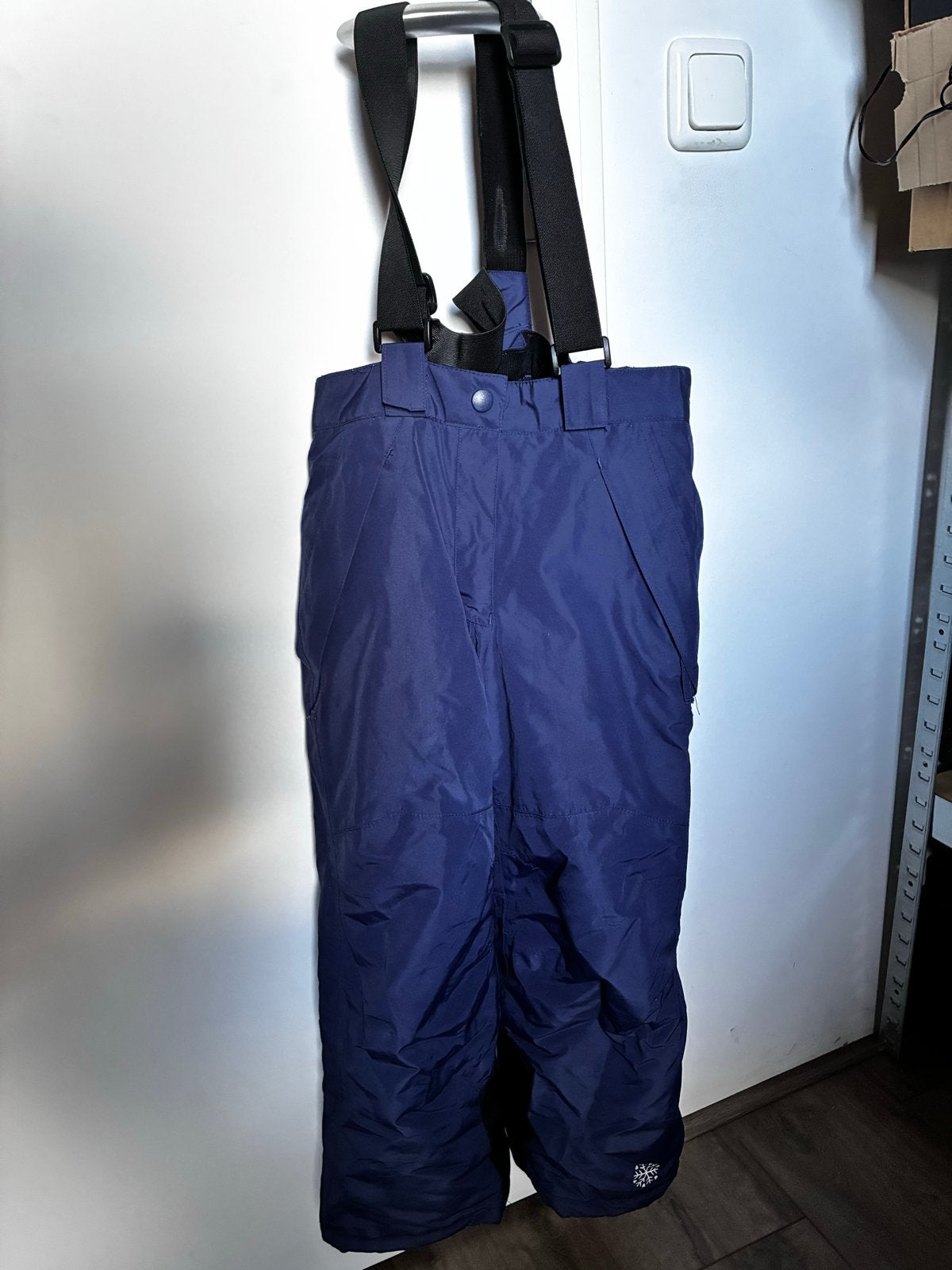 Donkerblauwe skibroek voor kinderen - Maat 110/116, Ophalen, Zo goed als nieuw, Broek