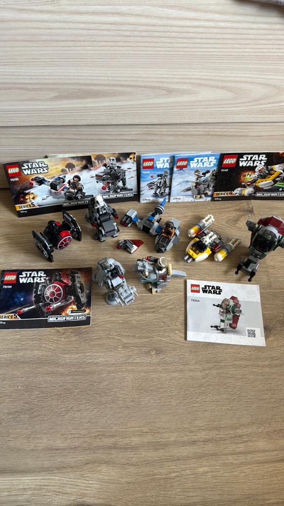 LEGO Star Wars Microfighters Collectie (7 sets), Gebruikt, Star Wars, Lego, Ophalen of Verzenden