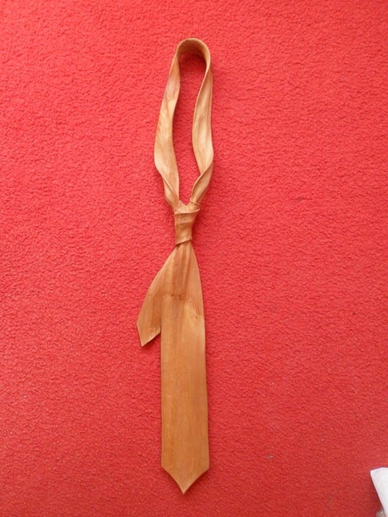 Loris Marazzi Venetië Italie".Houten stropdas.Unieke kunst!!, Ophalen