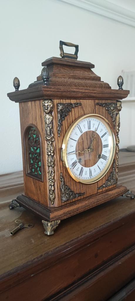 Tafelklok FHS met Bronzen Ornamenten, Ophalen of Verzenden