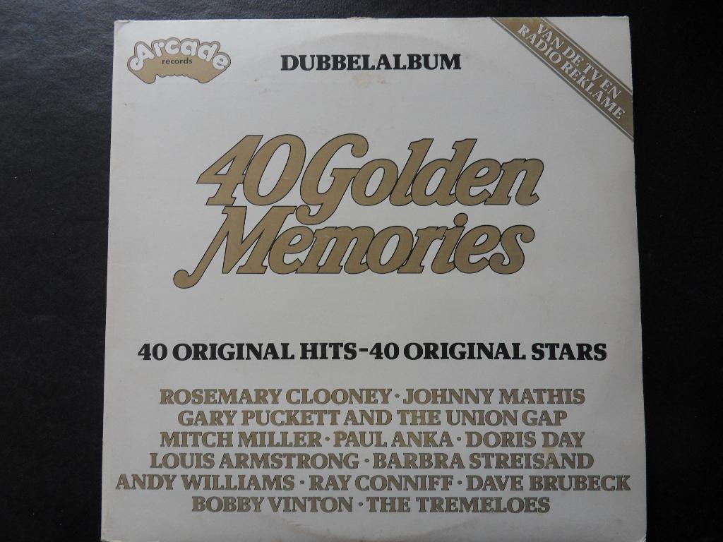 40 Golden Memories - Various (2-LP), Ophalen of Verzenden, Gebruikt, 12 inch, Pop