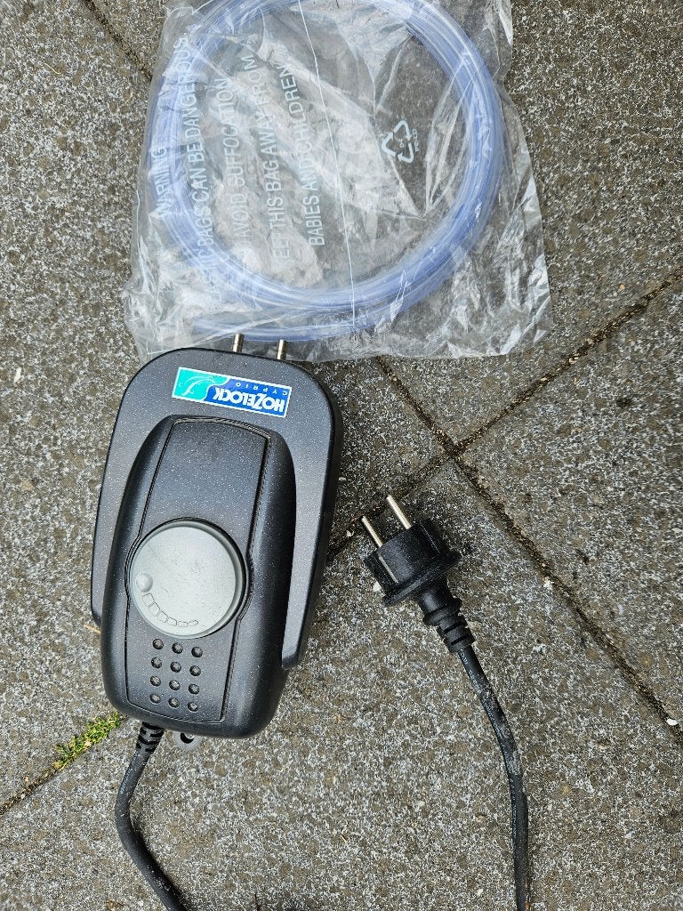 beluchting pomp vijver air pump, Ophalen of Verzenden, Gebruikt, Vijverpomp