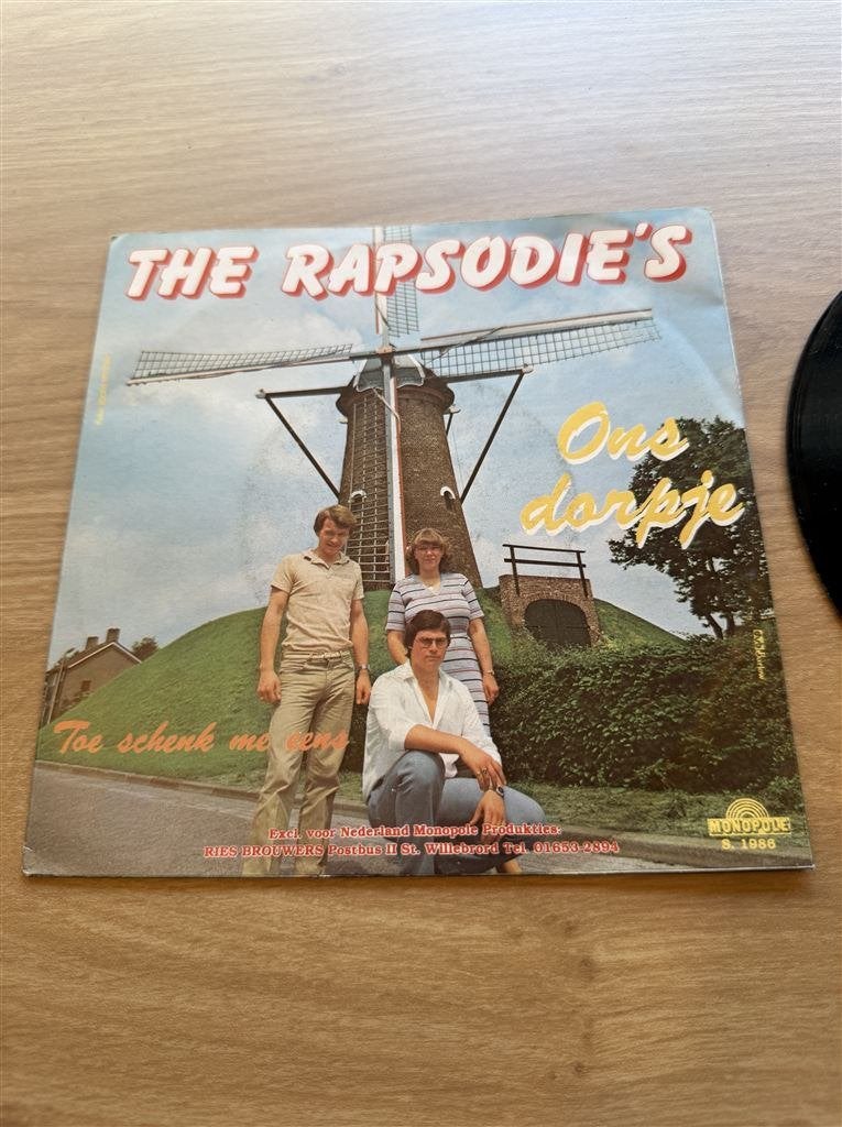 The Rapsodies - Ons dorpje, Ophalen of Verzenden, Zo goed als nieuw, Nederlandstalig