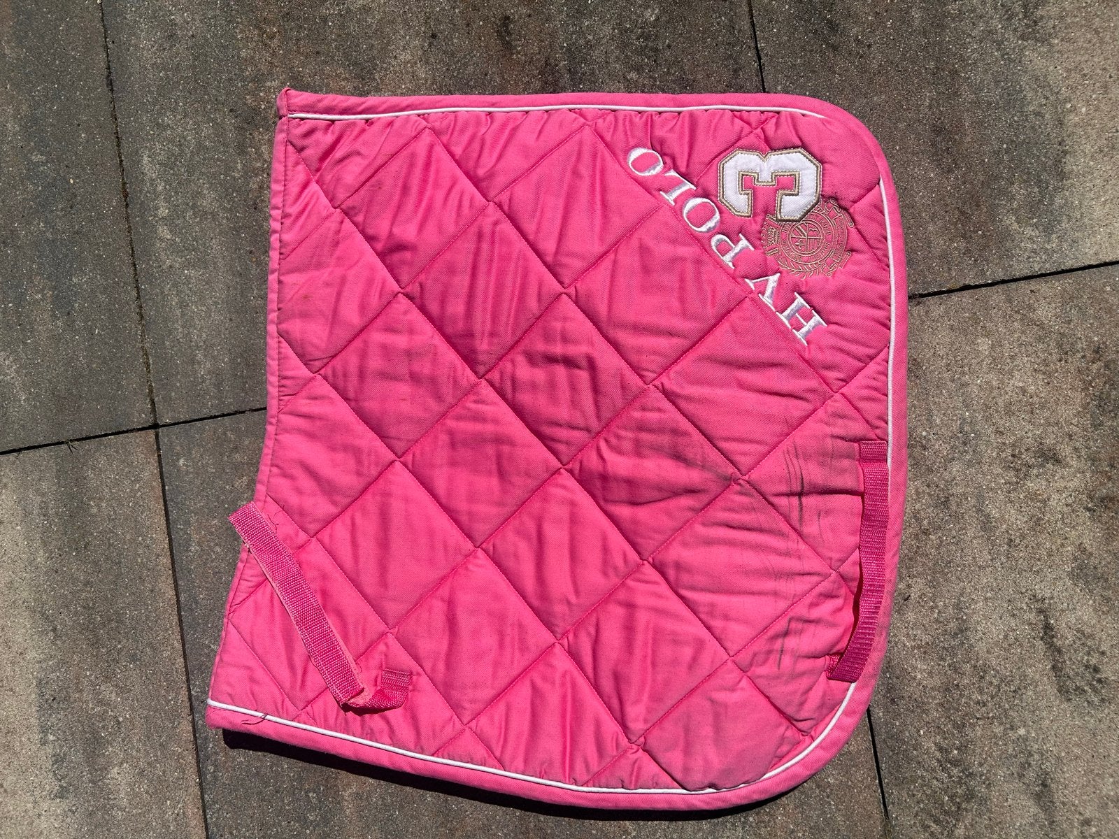 HV Polo dekje full dressuur roze, Full (L), Gebruikt, Dressuurdekje, Ophalen of Verzenden