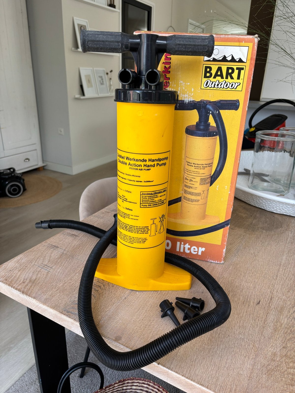 Bart Outdoor Dubbele Werking Handpomp 4.0 Liter, Ophalen of Verzenden, Zo goed als nieuw