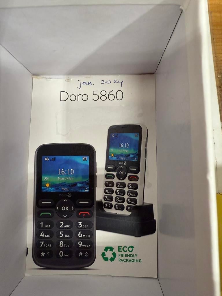 Nokia Doro 5860, Nokia, Zwart, Nieuw, Ophalen of Verzenden