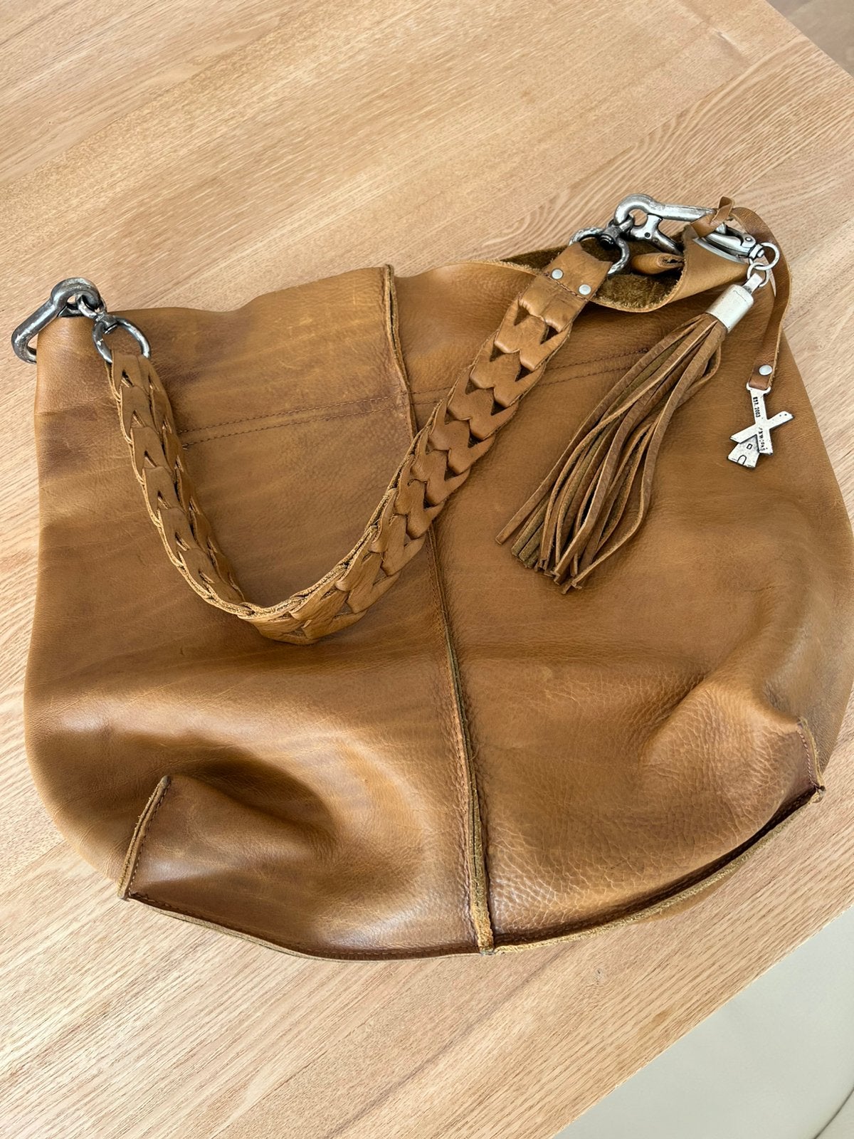 Xworks tas, Verzenden, Zo goed als nieuw, Bruin, Handtas