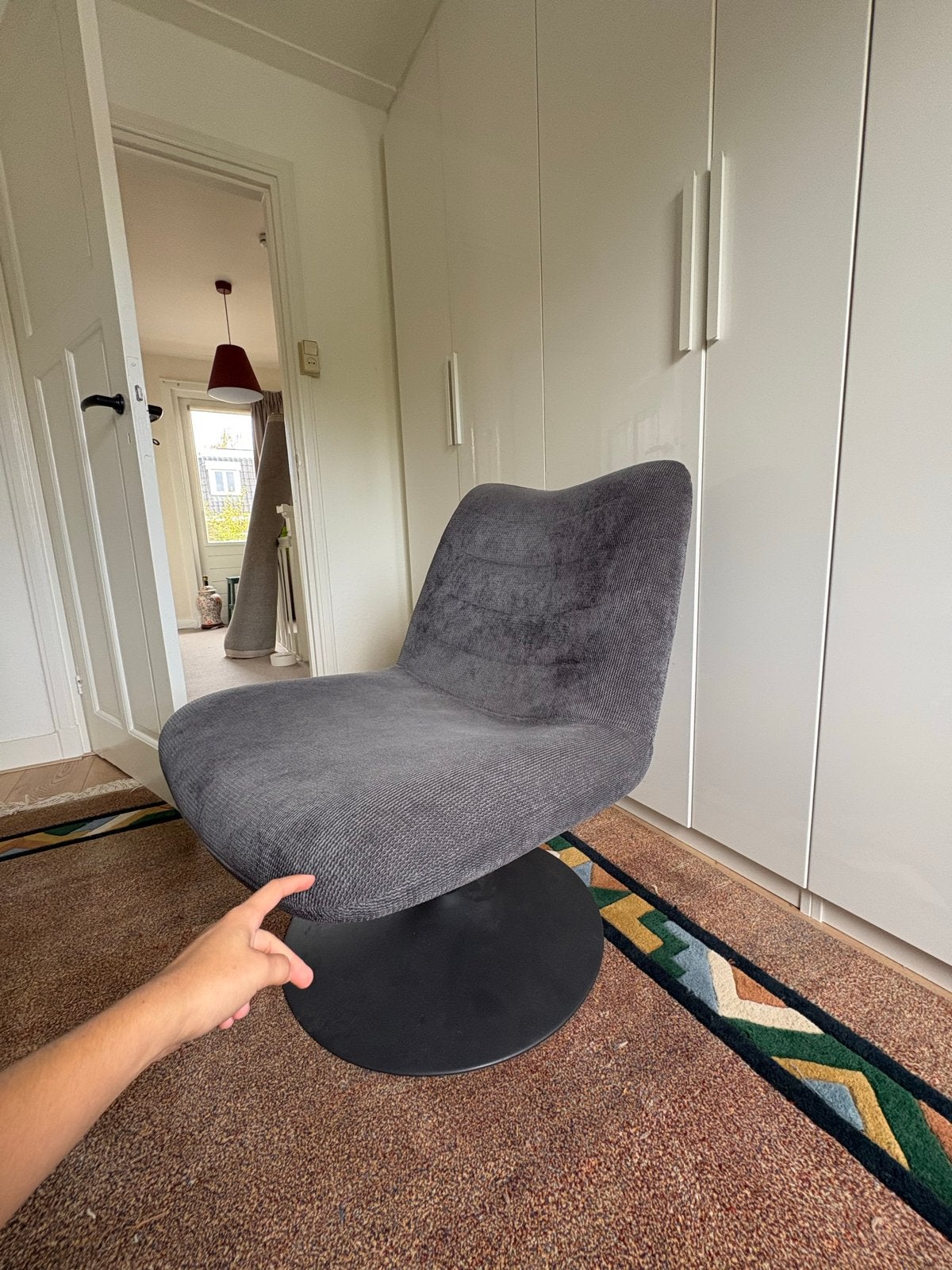 Zo goed als nieuwe Zuiver draai fatieul, Huis en Inrichting, Ophalen of Verzenden, Zo goed als nieuw, Eén, Stof