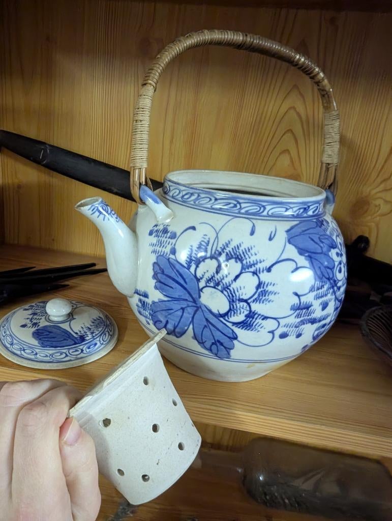 Chinese theepot, Ophalen