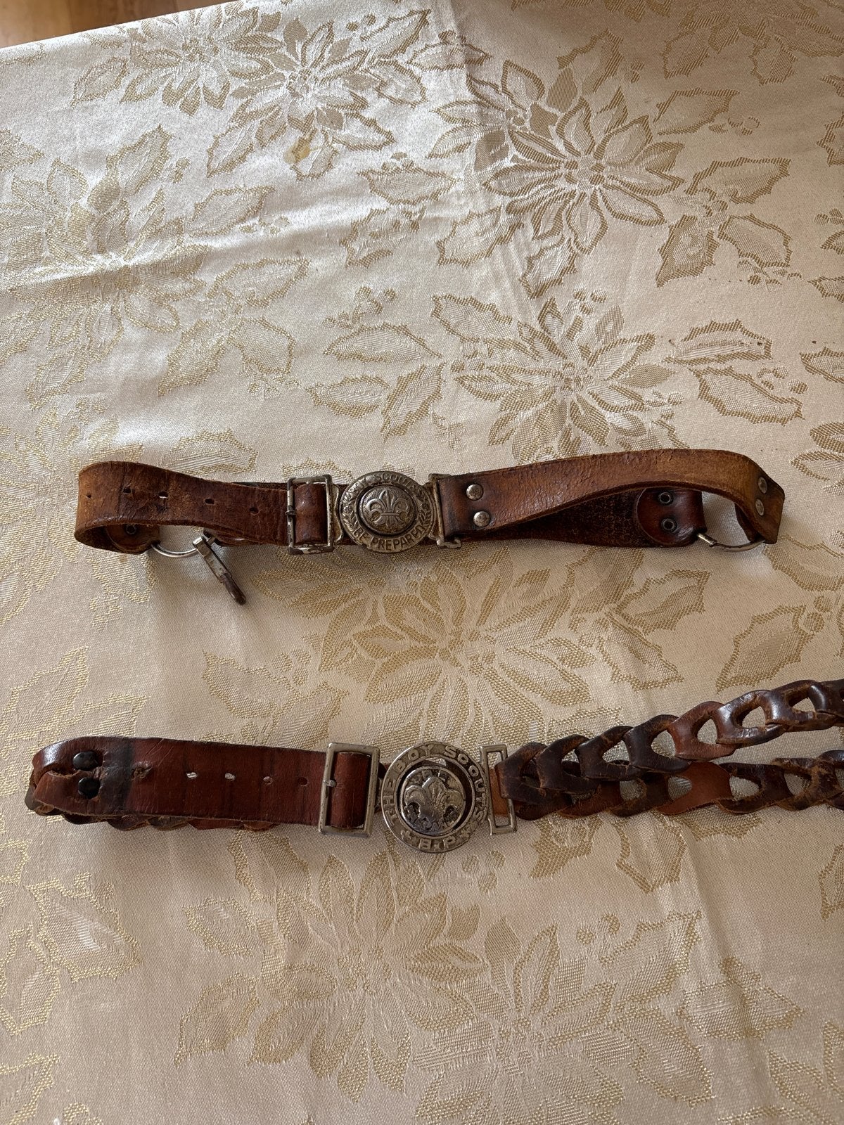 Vintage Scouting Riemen - Be Prepared & The Boy Scouts, Verzamelen, Scouting, Ophalen of Verzenden, Gebruikt, Overige typen