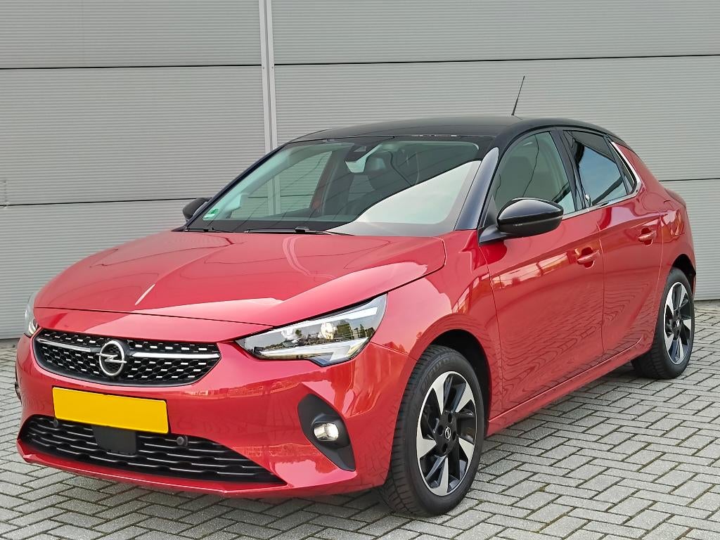 Opel Corsa-e , Corsa 50kwh, weinig km,Carplay,11kw snelladen, Auto's, 136 pk, Euro 6, Leder en Stof, Grijs